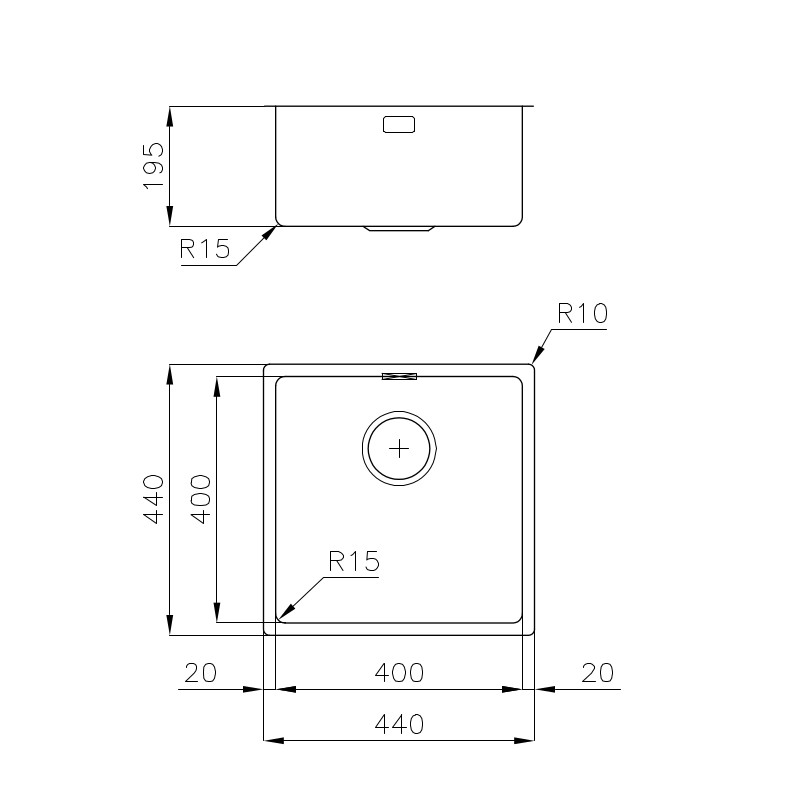 Sink KE Gun Metal