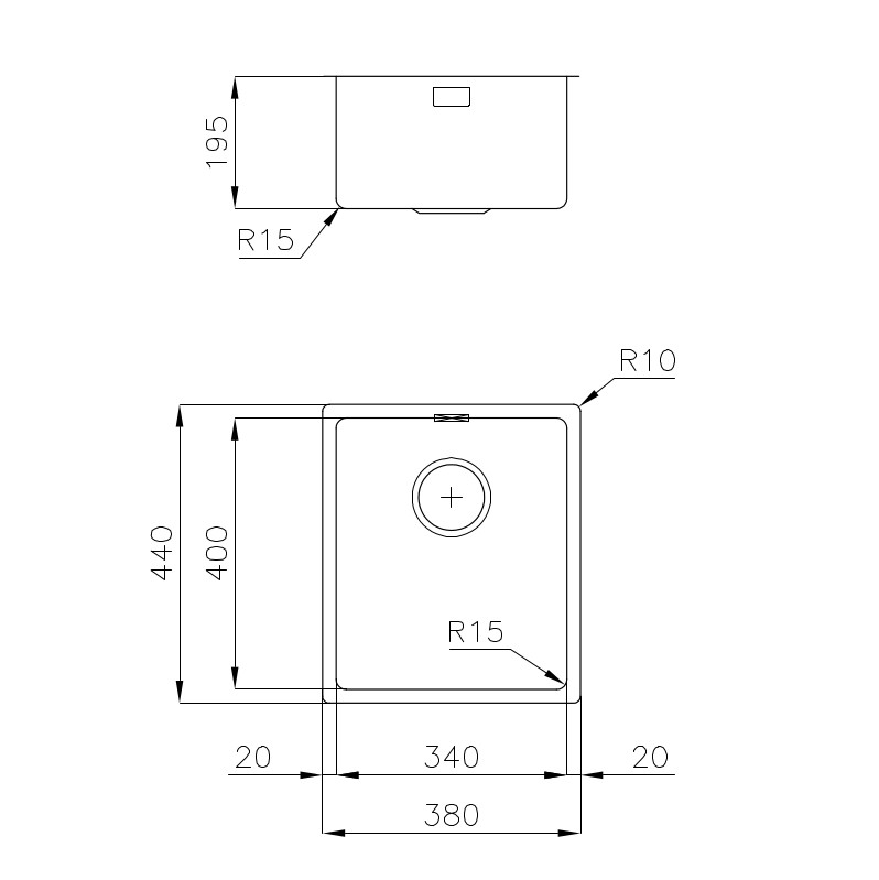 Sink KE Gun Metal