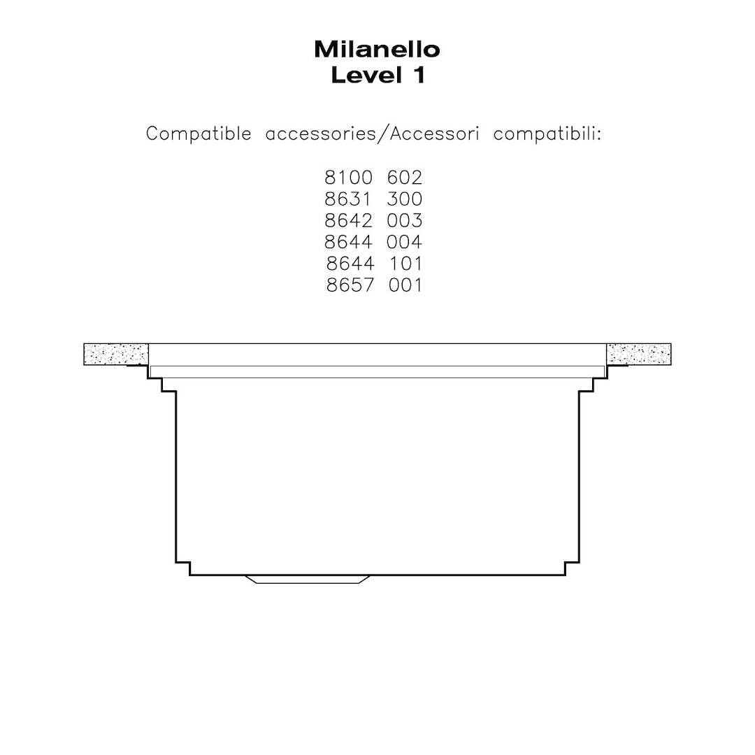 Sink Milanello Gold workstation