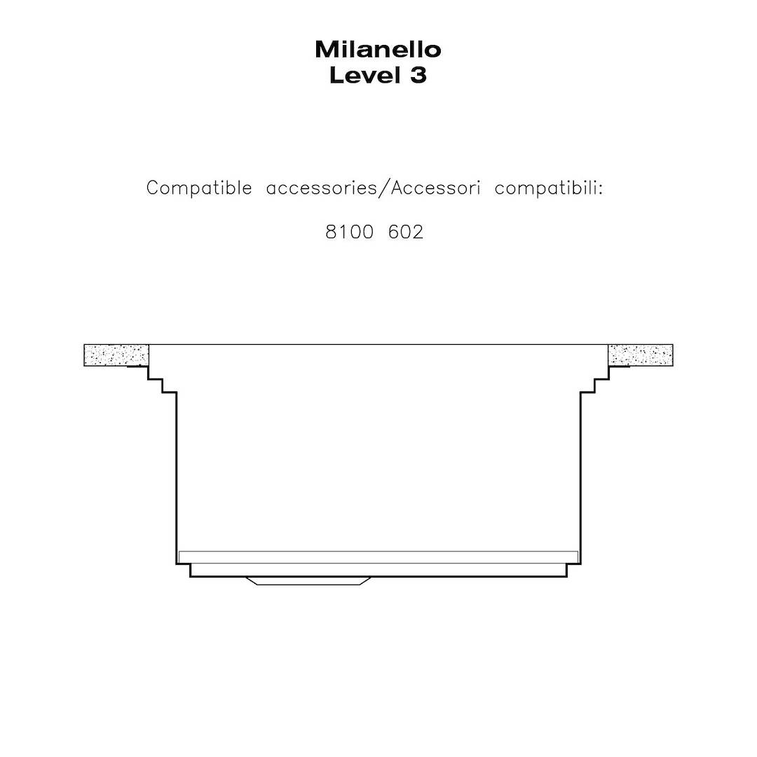 Sink Milanello Gold workstation