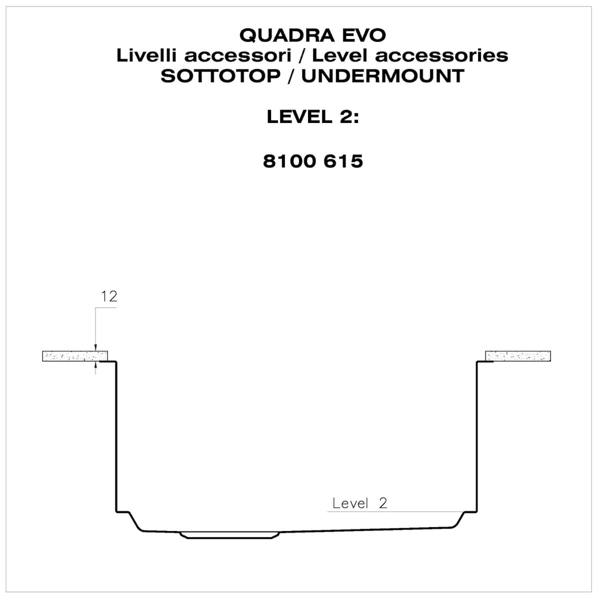 Sink Quadra EVO Gun Metal