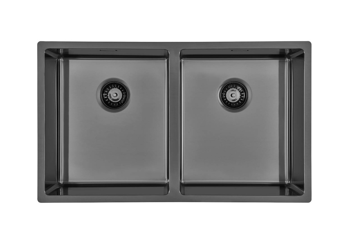 Sink Skin Double Gun Metal Undermount