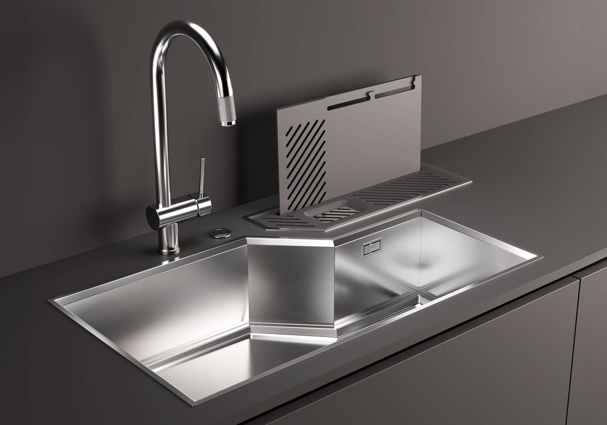 Diade equipped troughs Gun Metal