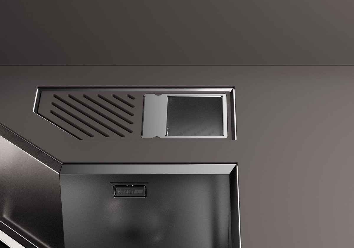 Diade equipped troughs Gun Metal