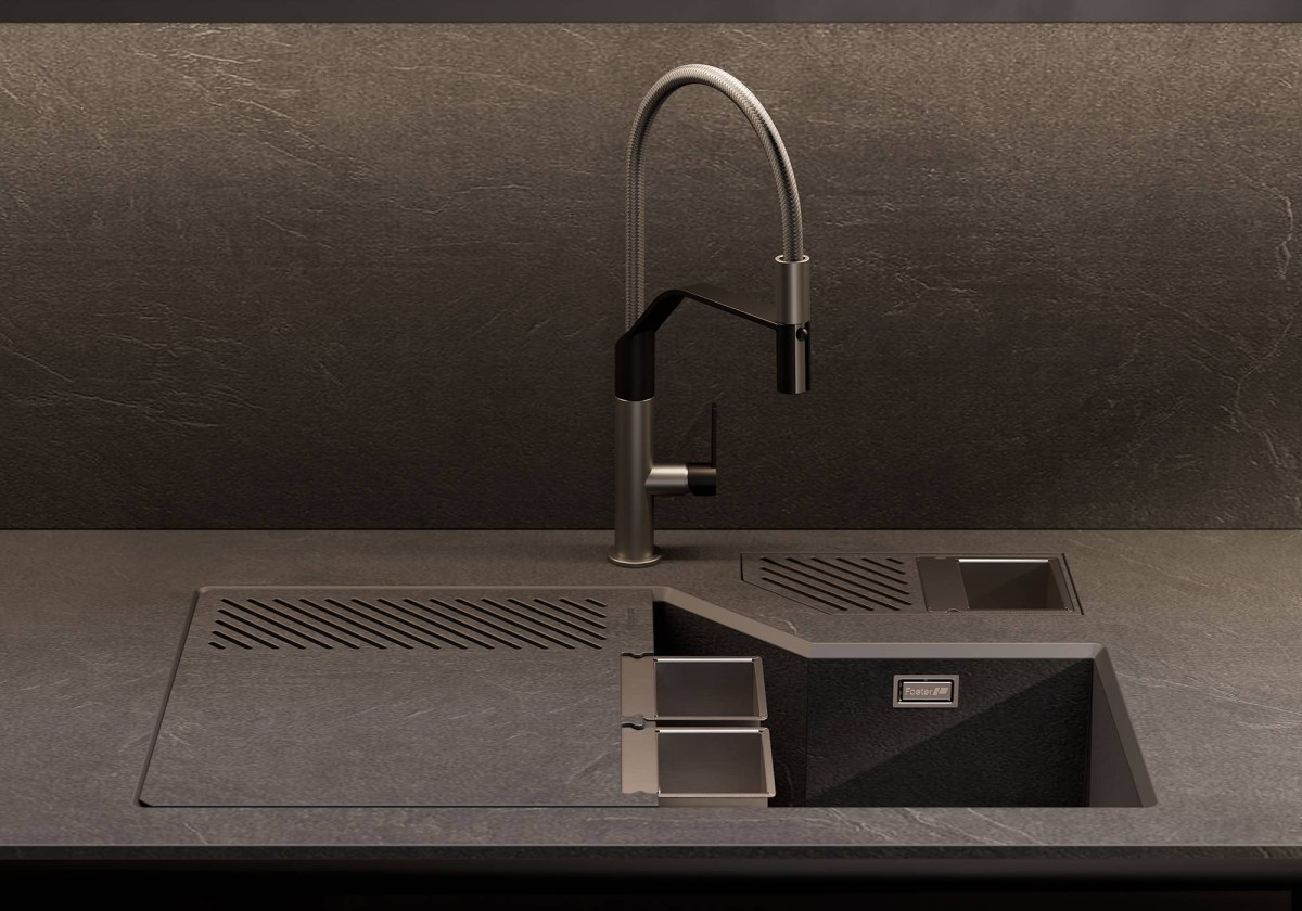 Black multifunction chopping board