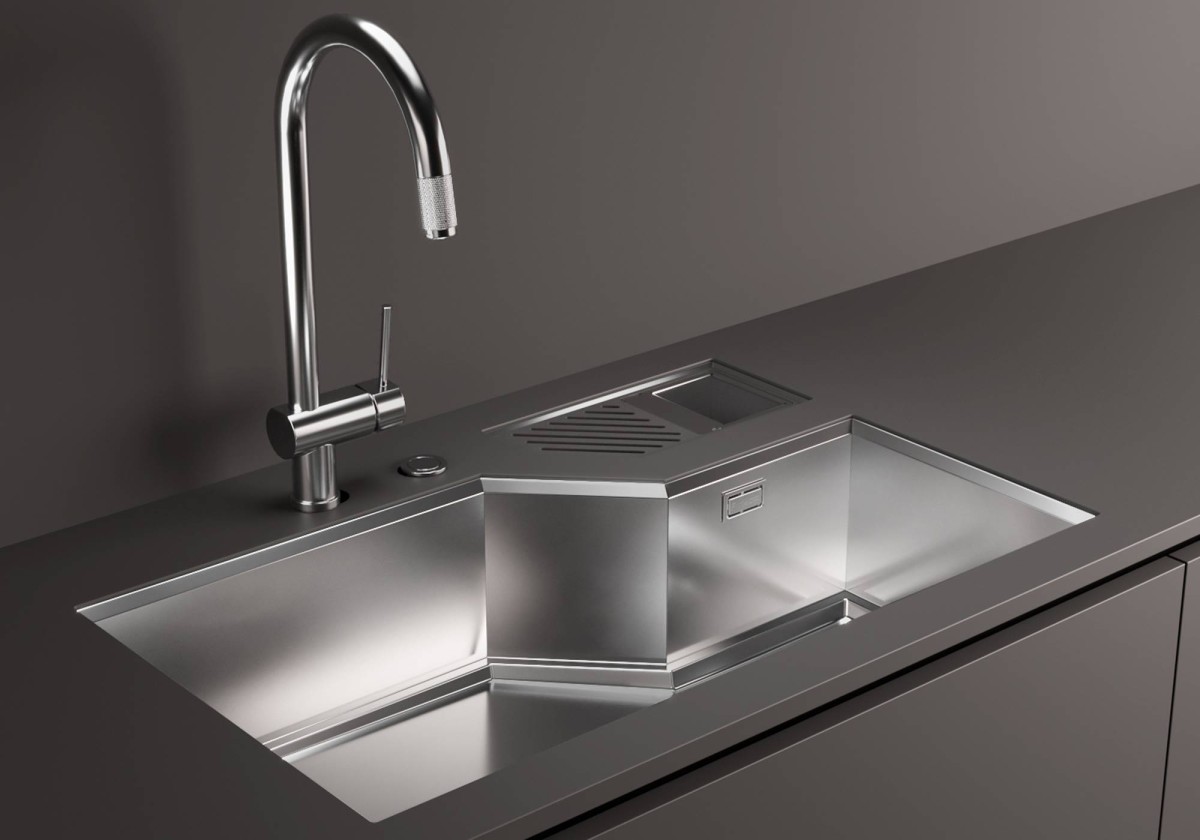 Sink Diade Gun Metal Fumè
