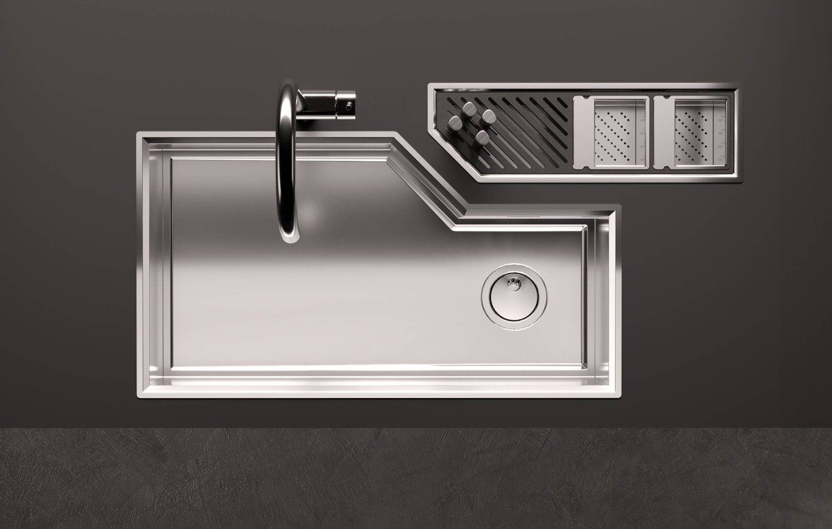 Diade equipped troughs Gun Metal