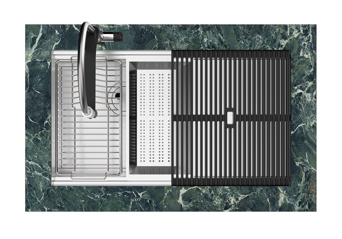 Sink Milanello Gun Metal Workstation
