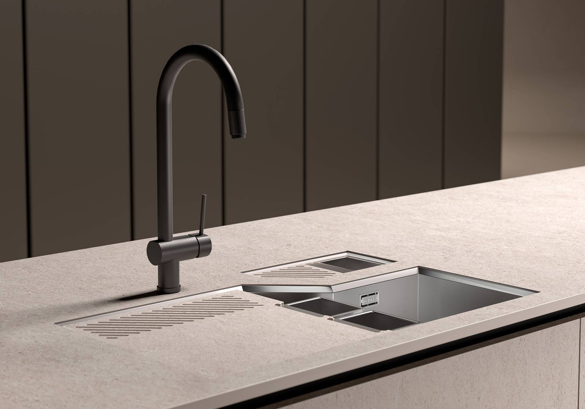 Sink Diade Gun Metal Fumè